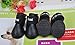Produktbild jjyoga Wasserdicht Pet Hund Stiefel für kleine bis mittelgroße Hunde Schuhe 4 PCS (L, schwarz)