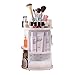 Produktbild Multifunktionaler Make-up-Organizer mit 7 verstellbaren Ablageflächen, 360 Grad drehbare Aufbewahrungsbox von PDR, passend für verschiedene Arten von Kosmetika und Zubehör weiß