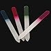 4 Colour Crystal Glass Nail Art Files Manicure Tool Kit