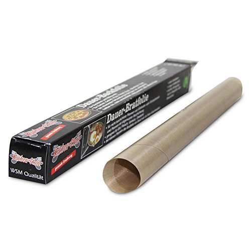 3x Dauer- Bratfolie - Dauerbratfolie Backfolie 28cm Durchmesser