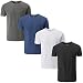Produktbild Charles Wilson Herren 4er Packung Elastan-T-Shirts mit Rundhalsausschnitt (X-Large, Essentials)