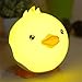 Price comparison product image Intsun Cartoon Duck Night Light Children Night light Touch Control 3 Mode Dimmable LED Light USB Rechargeable Table Lamp Children Desk Lamp