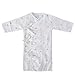 WHITE Baby Toddler Cheese Cloths Nightgown Infant Sleepwear 66CM (6M)YellowPrint