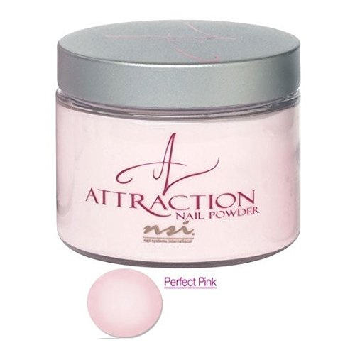 nsi Attraction Nail Powder - Perfect Pink - Sheer - 40g