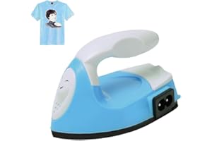 Yaasier Mini-Wärmepresse,Mini-Wärmepressmaschine,Zubehör für Transfer-Vinyl-Projekte Tragbare Heißpressmaschine,Elektrisches Bügeleisen,für Kleidung,DIY Kunst,T-Shirts,Schuhe,Taschen und Hüte