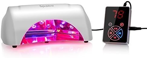Spaire Nail Dryer LED 36W, 18W, 48W 3 Power Settings Nail Lamp with 3 Timer Settings and Remote Control Ideal for Salon and Home Use