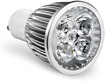 Redtides GU10 5W LED Aluminium Beautiful 6000K Day White Colour 50W Replacement For Halogen Bulb With New Chip Technology