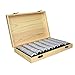 Produktbild 332PageAnn 100 Stücke Münzen-Kassette Aufbewahrungsbox Holz, Gedenkmünze Schutzkästen Gedenkmünzen Schutz Kästen Münzsammelkasten Gedenkmünzen, 18/21/25/27 / 30mm Universal