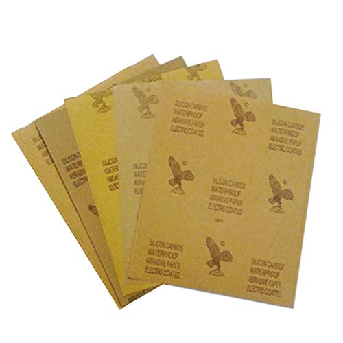 Zerama 5pcs Asciutto Bagnato 60-2000 Sabbia abrasiva lucidatura mordenti Automotive Mobili in Legno Carta di Finitura