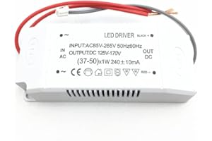 YHLOUBB Driver LED a corrente costante da 1pcs 220V,37-50w
