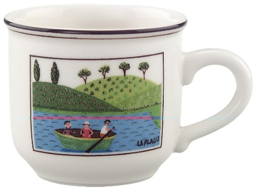 Villeroy & Boch Design Naif Tazzina da caffè, 100 ml, Porcellana Premium, Multicolore