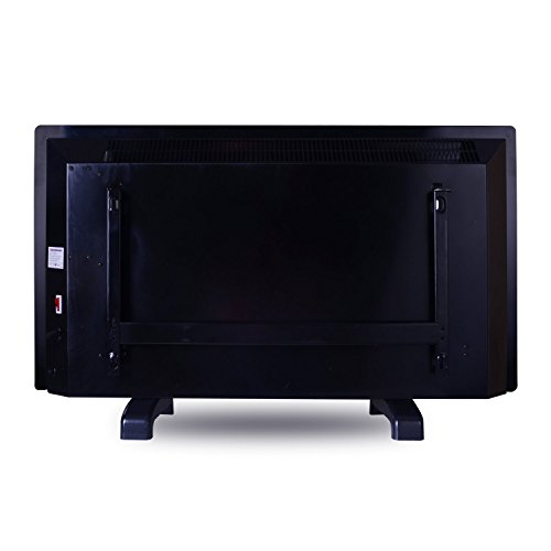 Homeleader Glas Konvektor Elektroheizung mit touchscreen, LCD-Display, 2000W (Schwarz) - 4
