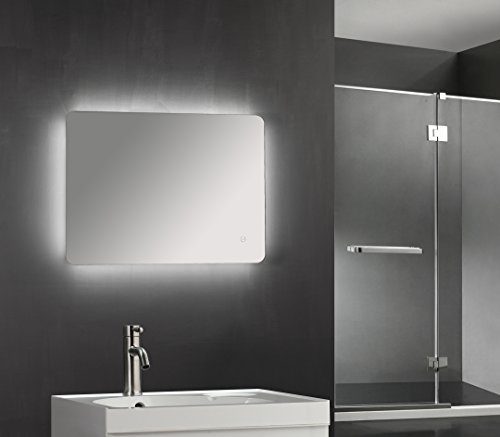 Backlit LED Illuminated Touch Bathroom Mirror Demister IP44 (500 x 700mm)