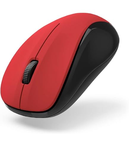 Hama MW-300 V2 Mouse Wireless Silenzioso, Ottico 1200 DPI, 3 Tasti, Ricevitore USB, Ambidestro, Blu
