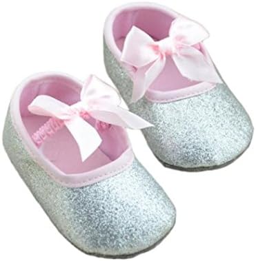 Baby Shoes, Dorame Glitter Toddler Baby Shoes Soft Sole Anti-slip Sneaker (13/12-18m, Silver)