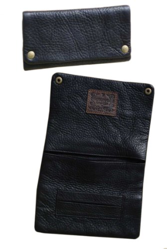 Preisvergleich Produktbild ORIGINAL KAVATZA Tabaktasche "Classic" in schwarzem Glattleder - PatchouliWorld