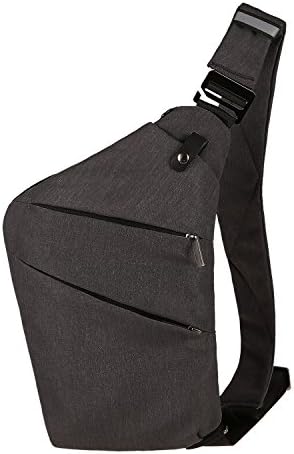 Minilism Lightweight Small Sling Chest Bag Casual Crossbody Anti-theft Multipurpose Daypack for Outdoor Travel Daily Life
