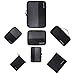 Produktbild Set 7 Kleidertaschen Gepäck Organizer Packtaschen - Kation Oxford Tuch Koffer Organizer Reisetasche Packwürfel(schwarz) MEHRWEG