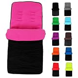 Universal Footmuff To Fit Silver Cross Pop / Fizz / Reflex - Pink