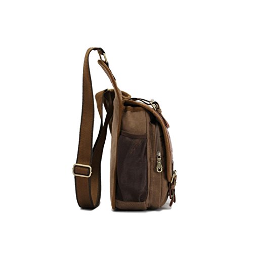 Mens-Canvas-Leather-Shoulder-Military-Messenger-Sling-school-Travel-Hiking-Bag