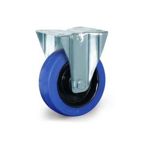 Blue Wheels Bockrolle 125 mm Elastik