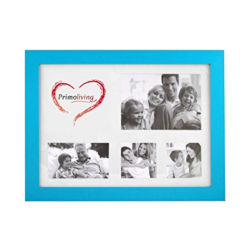 Knietablett P-455 mit Kissen und Fotorahmen Blau Türkis - 2