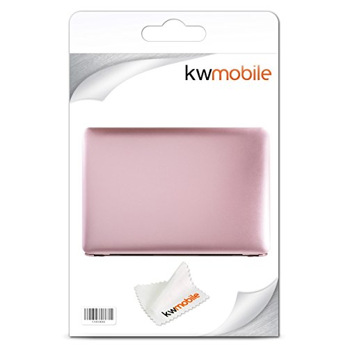 kwmobile Hardcase Laptop Hülle für Apple MacBook Air 13″ (ab Mitte 2011) – Metallic Pink dünne gummierte Schutzhülle Cover Case Tasche - 7
