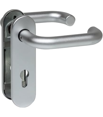 Basi Schutzbeschlag SB/FS 2200K ES1 (Feuerschutztür, Aluminium, Drücker