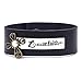 Produktbild Ibralet Lederarmband Für Herren, Breiter Leder Legierung Kreuz Liebe Muster Unisex Verstellbar Armreif, Exklusive Manschettenknöpfe Schmuck Armband Zubehör Freund Paar Festival Geschenk Schwarz