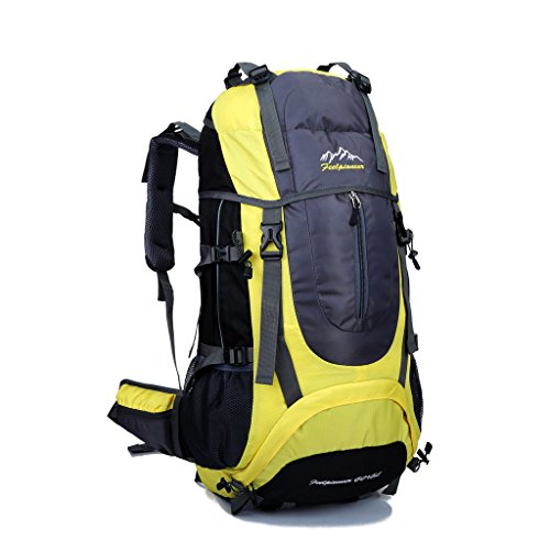 SKYSPER 65L Mochila Multifuncional de Senderismo Trekking Mochila Nylon impermeable Morral que acampa Mochila viaje al aire libre