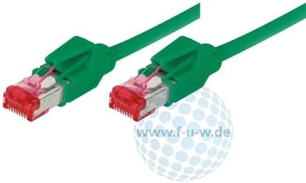 Tecline 71850G Category 6A Ethernet Patch Cable (S/FTP, PiMF, EIA/TIA, Class EA, 50 m) Green