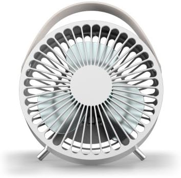WANGZHENZHEN USB fan mini fan quiet office desktop student hostel home portable wind,white