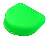El formato de 66 x 66 x 28 mm permite el uso para frenillos, protectores bucales, ortodoncia etc.