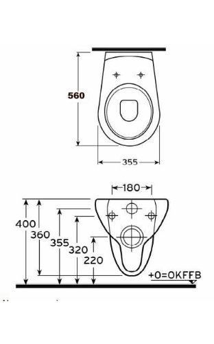 Geberit Duofix Basic UP 100 WC-Vorwandelement WC SET mit Platte Delta 50 weiß, Schallschutzset, Wand WC Keramik mit Lotus-Biotech-Beschichtung ASLEP01B und WC-Sitz Absenkautomatik - 7