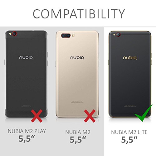 kwmobile Funda para ZTE Nubia M2 Lite - Carcasa de Cuero sint tico - Case con Tapa y Tarjetero en Negro reviews kwmobile Funda para ZTE Nubia M2 Lite - Carcasa de Cuero sint tico - Case con Tapa y Tarjetero en Negro