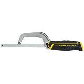 STANLEY Mini Saw, Metal Armor, Length 300 mm, Synthetic Handle, Adjustable Blade and Compatible with Other Blades, 24 Teeth p