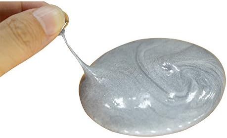 INWISH Magnetic Putty with Magnet Cube, Clay &amp; Dough Toys for Christmas Stocking Filler, Sliver