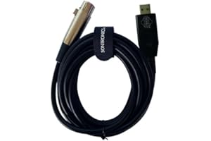 SONTRONICS XLR-USB cable for dynamic microphones, 3 metre
