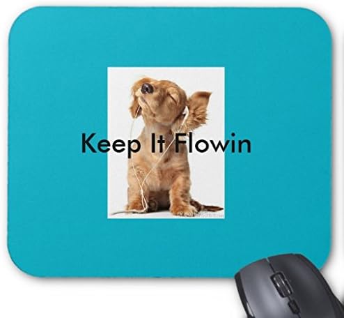 Custom Standard Rectangle Gaming Mousepad Keep It Flowin Mouse Pad