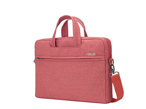 Asus EOS Tasche (bis zu 12 Zoll, gepolstert, viele Taschen und Fächer, für Notebook) rot