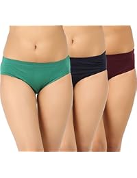 Dixcy Josh Women's Plain Cotton Panties Assorted of | Combo of 3 |