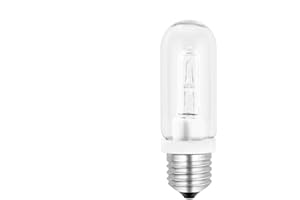 SCNNC Bombilla Tubular E27 T32 Regulable 200W AC230V, 3300LM Blanco Cálido 2700K, Transparente Tubo Bombilla E27 Cerámica para Iluminación de Fotografía Hotel, Paquete de 1