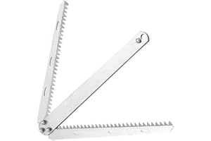 HCHL Weeds Snatcher Folding Weeded Razor，Aquatic Plants Grass Cutter Great，Grass Trimmer,Water Plants Serrated Blade Stainless Steel Fishing Grass Cutter simple to use