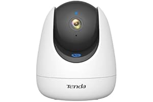 Tenda CP7 Telecamera WiFi Interno 4MP 360° Pan Tilt con Visione Notturna e Audio Bidirezionale, Rilevamento AI, Compatibile con Alexa, Modalità Privacy, Archiviazione Cloud/SD fino a 512GB