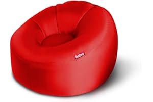‎FATBOY Fatboy® Blow Up Chair Lamzac O - Aufblasbares Sofa für Erwachsene & Kinder - Aufblasbares Sofa - Aufblasbarer Stuhl - 110 x 103 x 62 cm - Keine Pumpe erforderlich - Für drinnen und draußen, Rot