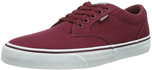Vans - Winston, Zapatillas Hombre, Rojo (Canvas), 39 EU