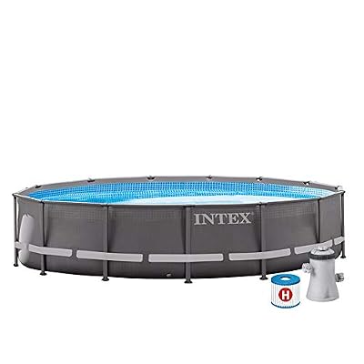 INTEX kit piscine Prism Frame ronde tubulaire 3m05 x 76cm