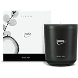 ipuro - dekorative ipuro noir Duftkerze - minimalistische Duftkerzen im Glas 270 g - intensive Duftkerzen mit orientalischem 