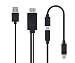 Produktbild dshs MHL KIT UNIVERSAL MHL Micro-USB auf HDMI-Kabel 6,5 Füße/2 M 1080P HDTV Adapter für Samsung Galaxy S5 S4 S3 Note 3 (N5100 N9000 N9006) Note 8.0 HTC LG und mehr MHL-fähige Mobiltelefone