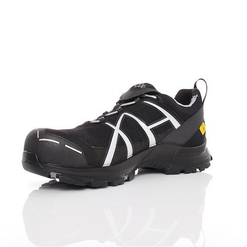 HAIX Herren Sicherheitsschuhe Black Eagle Safety 41 Low black/silver silber, UK 8.5 / EU 43 - 2